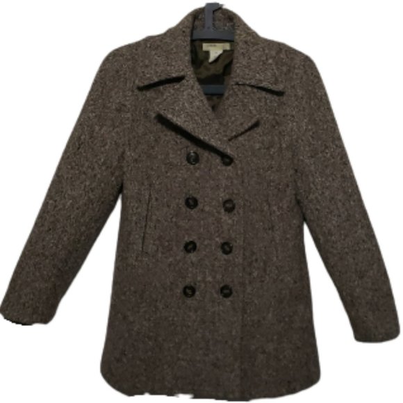 J. Crew Double-breasted Wool Pea coat - Women's Size Petite Small